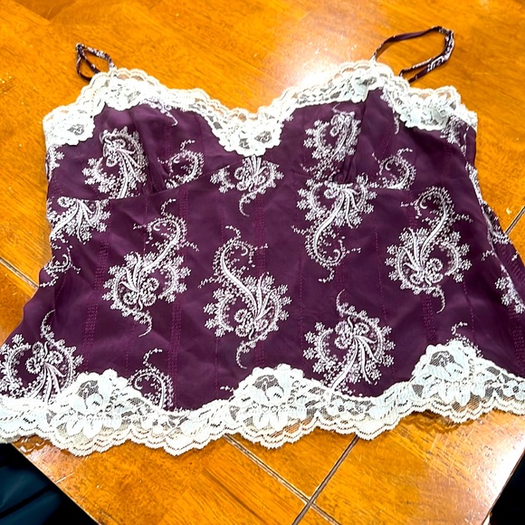 Ann Taylor Tops - Ann Taylor burgundy silk camisole